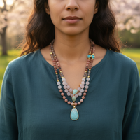 Handgefertigte Mala-Kette - SoulNecklace