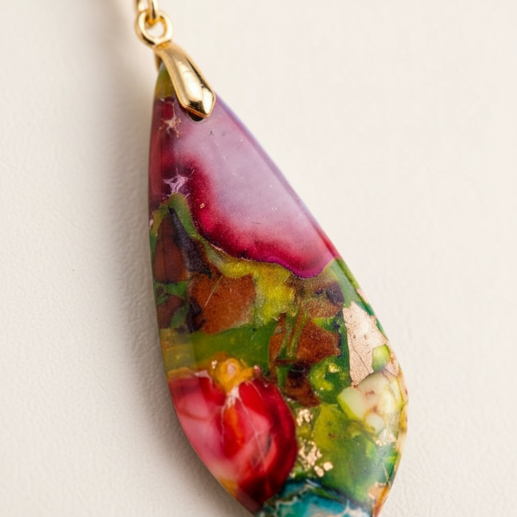 Handgefertigte Ohrringe - JasperGlow