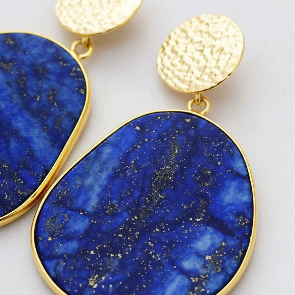 Handgefertigte Ohrringe - LapisGlow