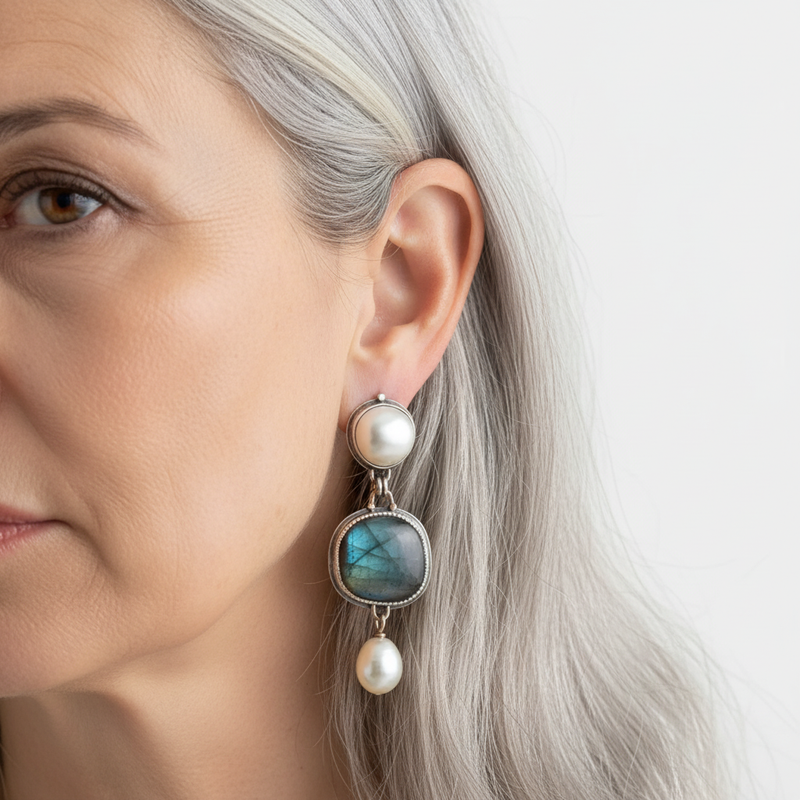 Handgefertigte Ohrringe - NaturalGem