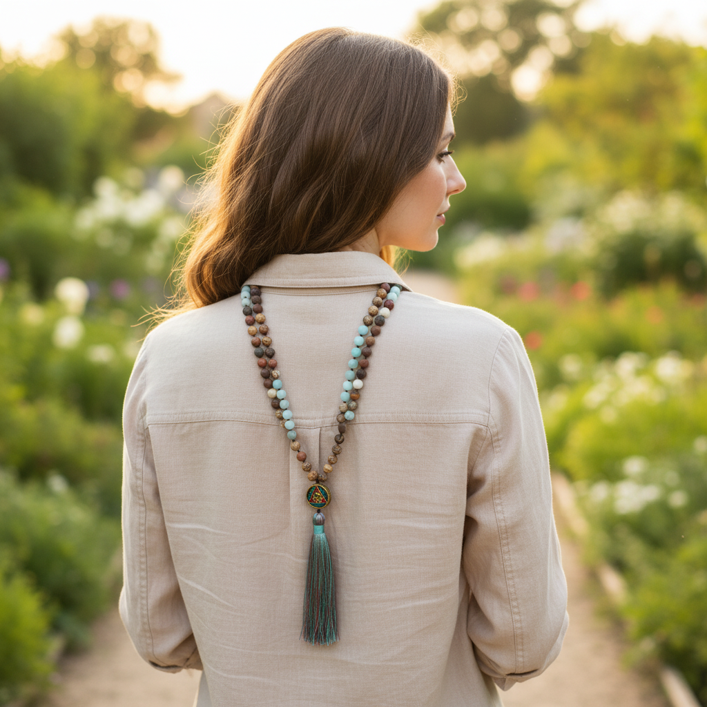 Handgefertigte Perlenkette - AumBead