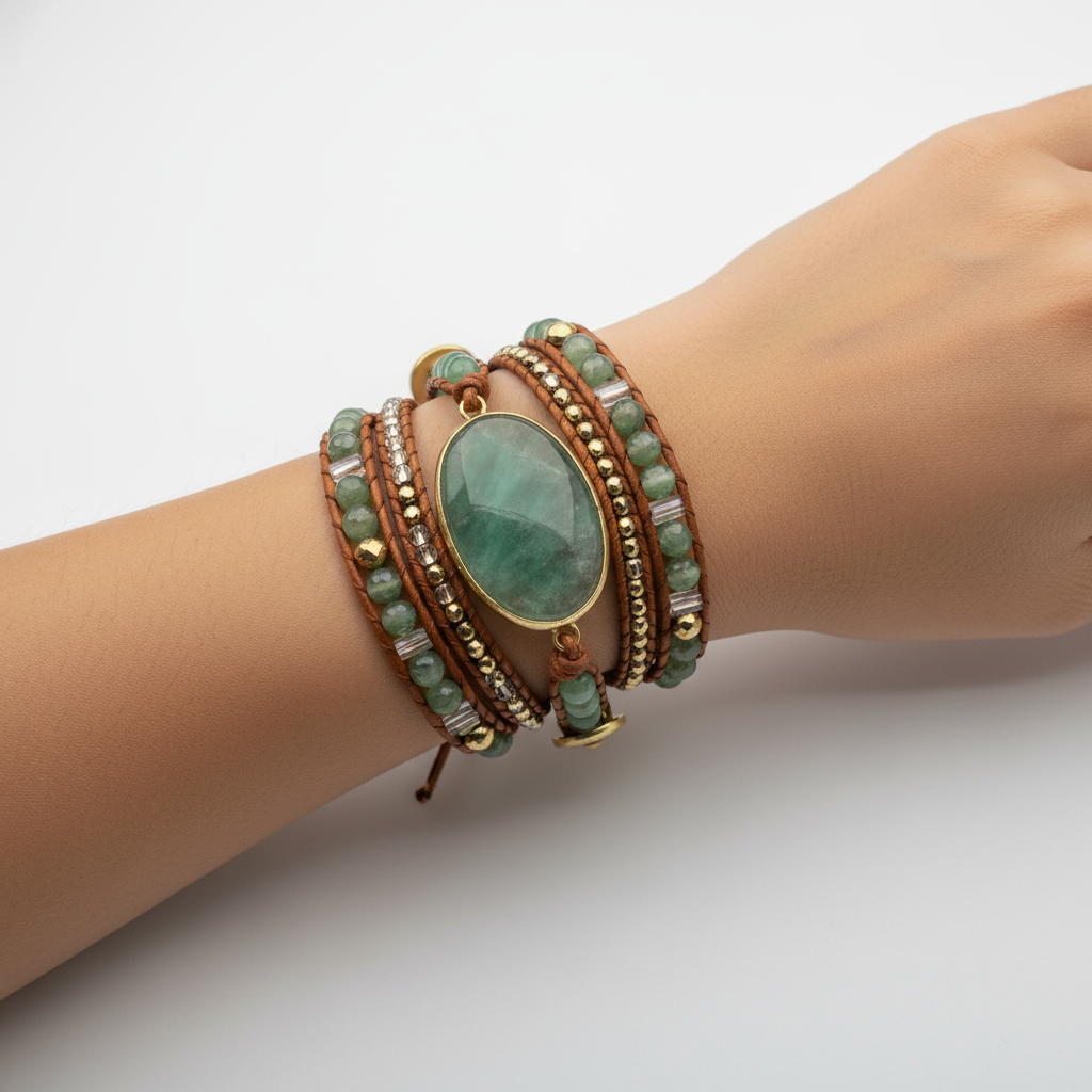 Handgefertigtes Wickelarmband - HarmonyBand