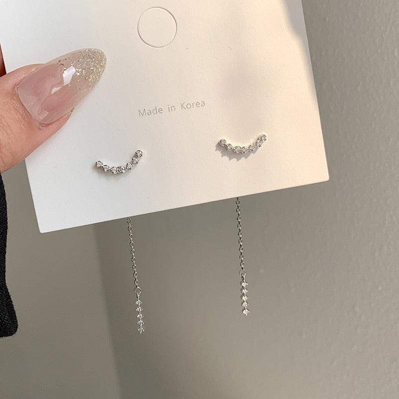 Herzförmige Tropfenohrringe - HeartSpark