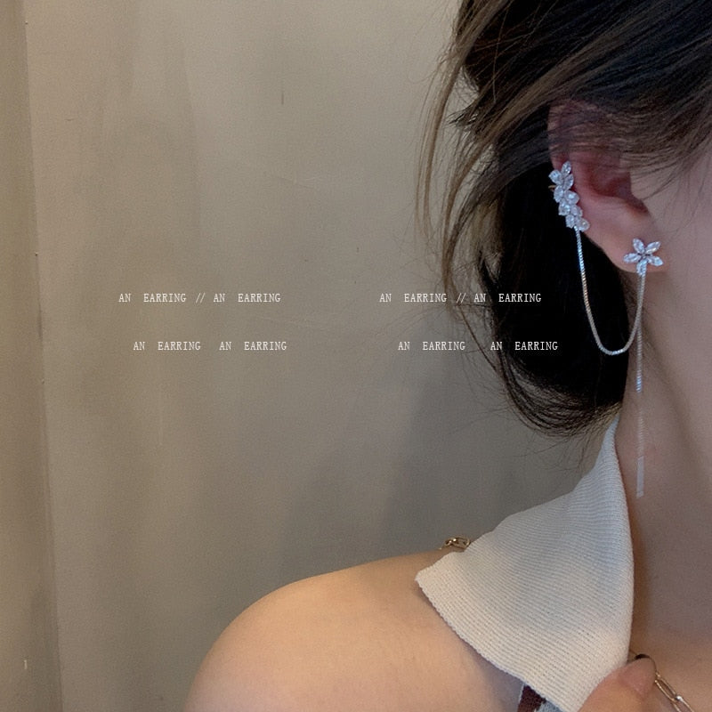 Herzförmige Tropfenohrringe - HeartSpark