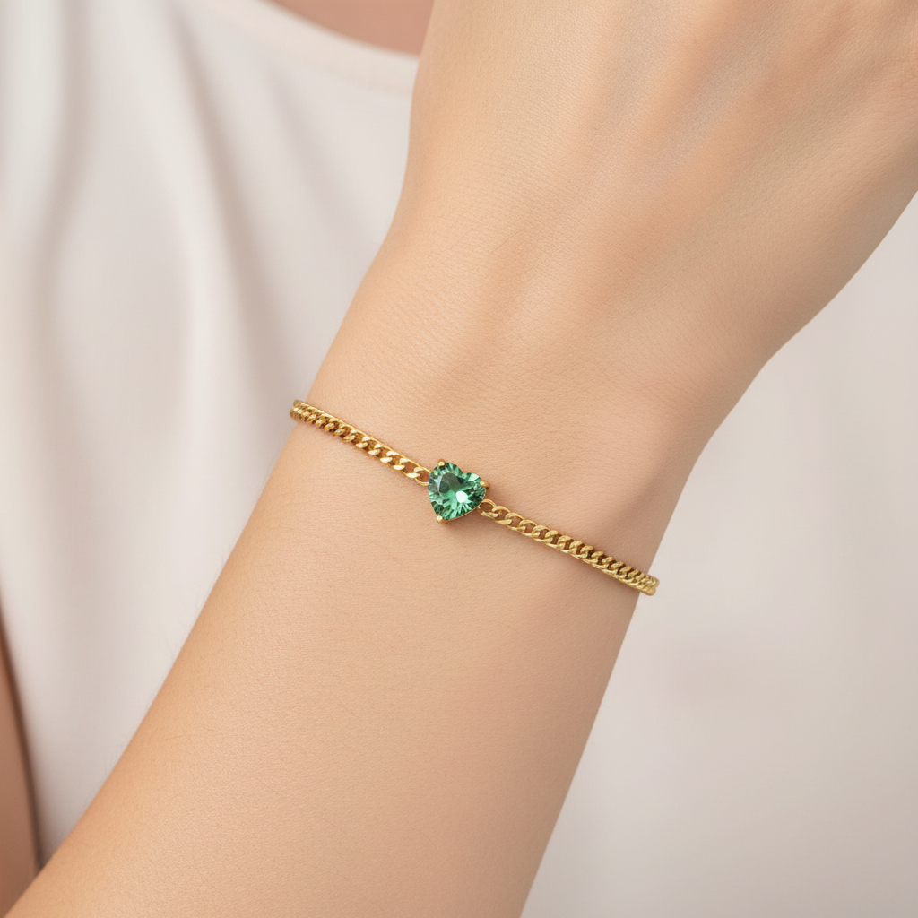 Herzförmiger Geburtsstein - MonthShine