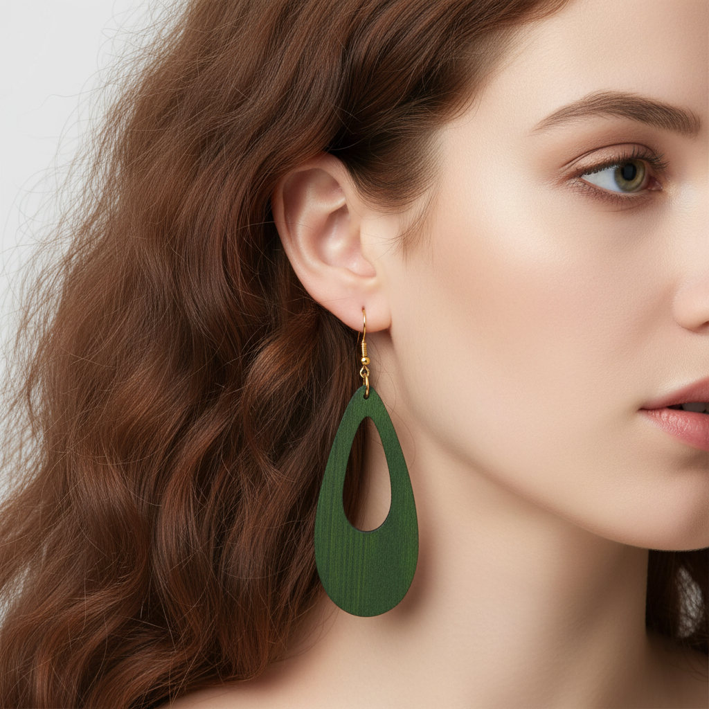 Hollow Wooden Earrings - WoodVibe