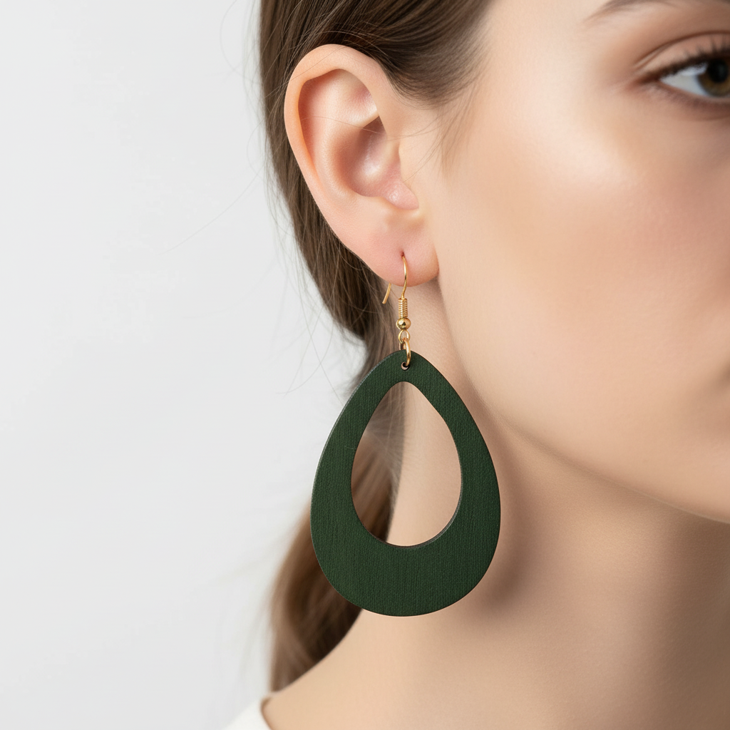 Hollow Wooden Earrings - WoodVibe