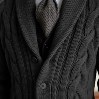 Kabelstrick-Weste - Ethan