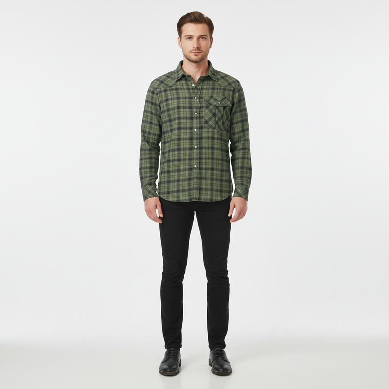 Kariertes Herrenhemd - Arnold