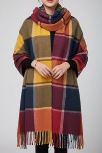 Kaschmirschal Mit Rautenmuster - CashmereDream