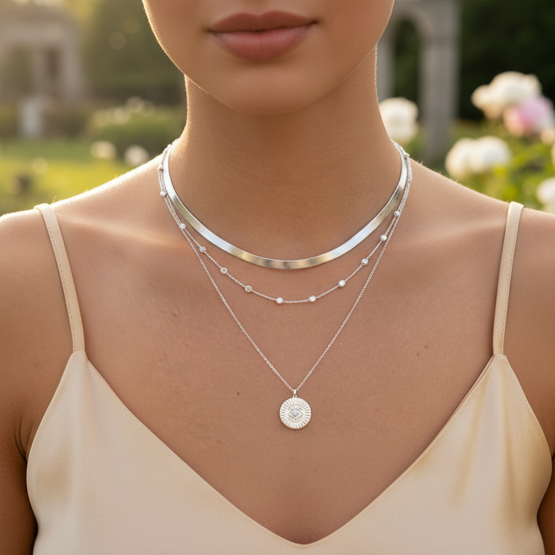 Kettenhalskette Aus Silber - DreamChain