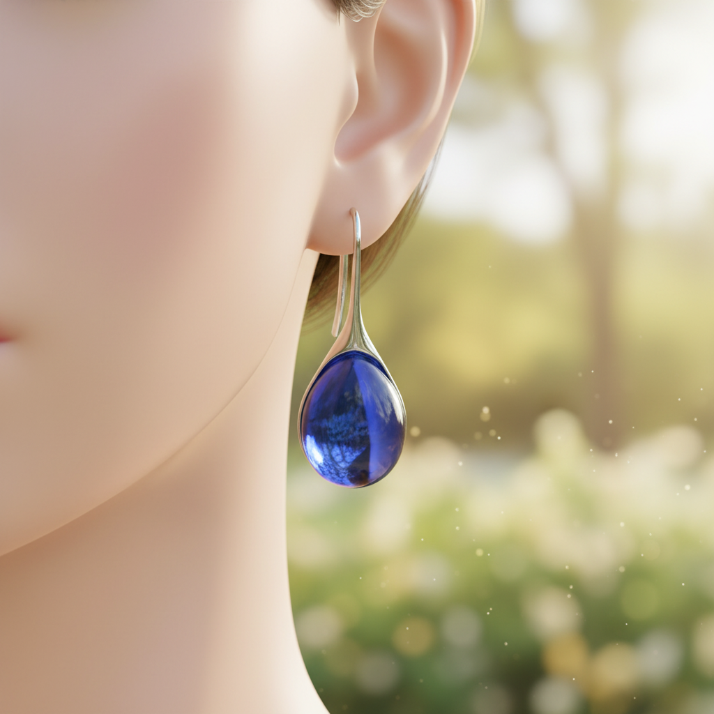 Klassische Tropfenohrringe - CrystalDrop