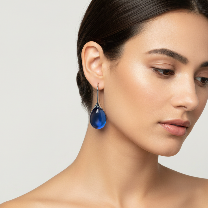 Klassische Tropfenohrringe - CrystalDrop