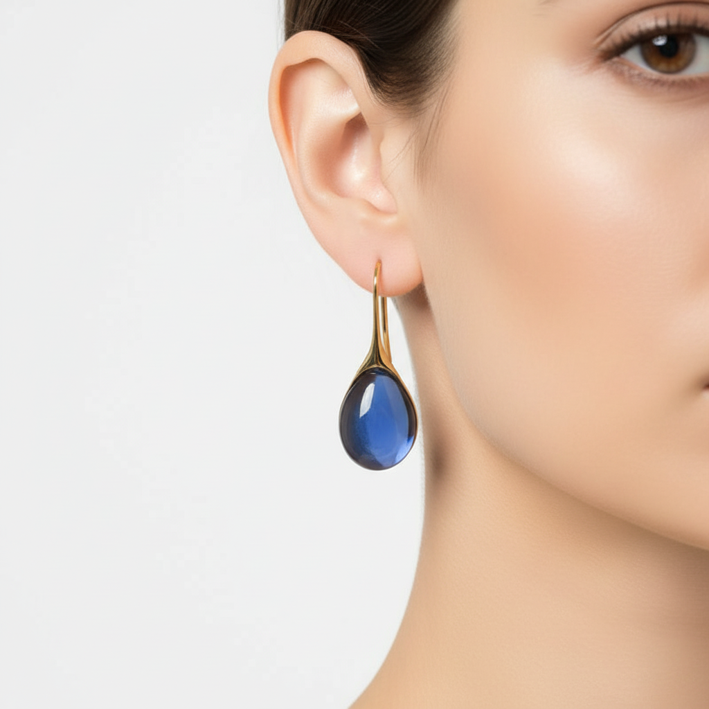 Klassische Tropfenohrringe - CrystalDrop