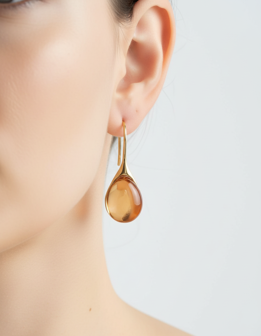 Klassische Tropfenohrringe - CrystalDrop