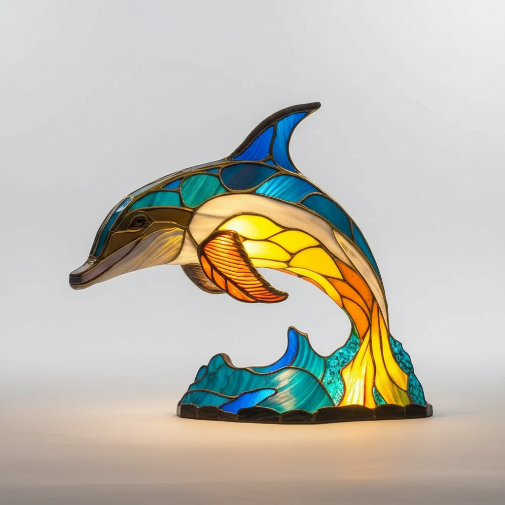 Kunstvolle Tischlampe - LightArt