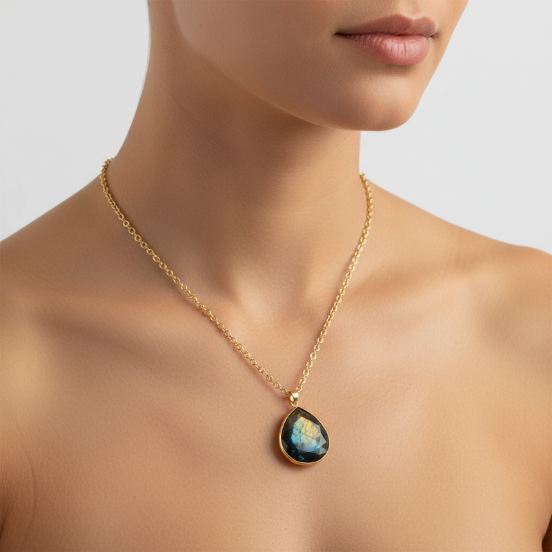 Labradorit Anhänger - AuraPower