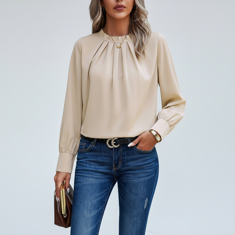 Langarmbluse -  Elvira