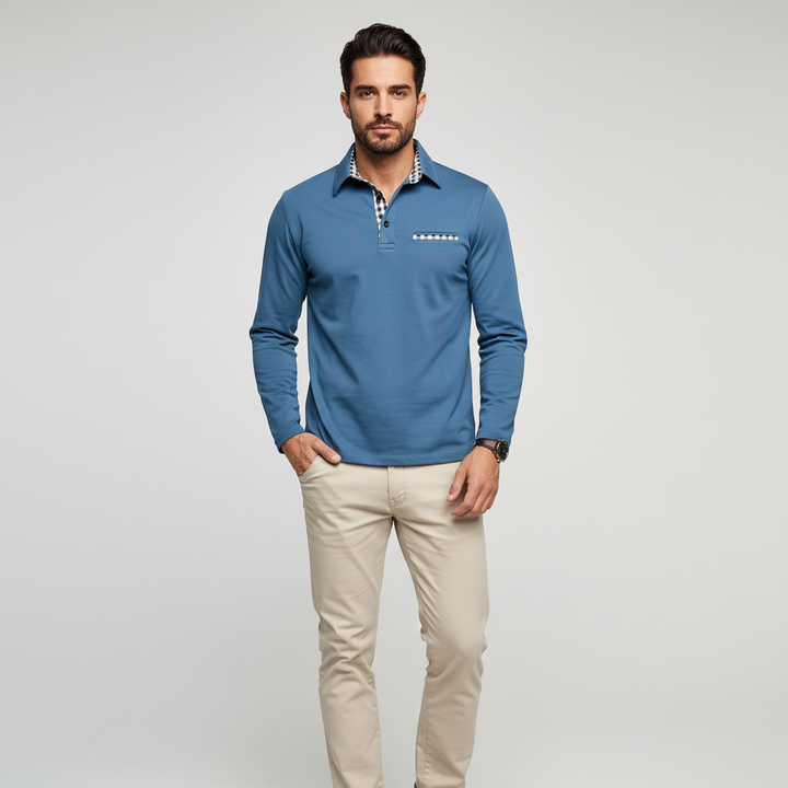 Langärmliges Poloshirt - Walter