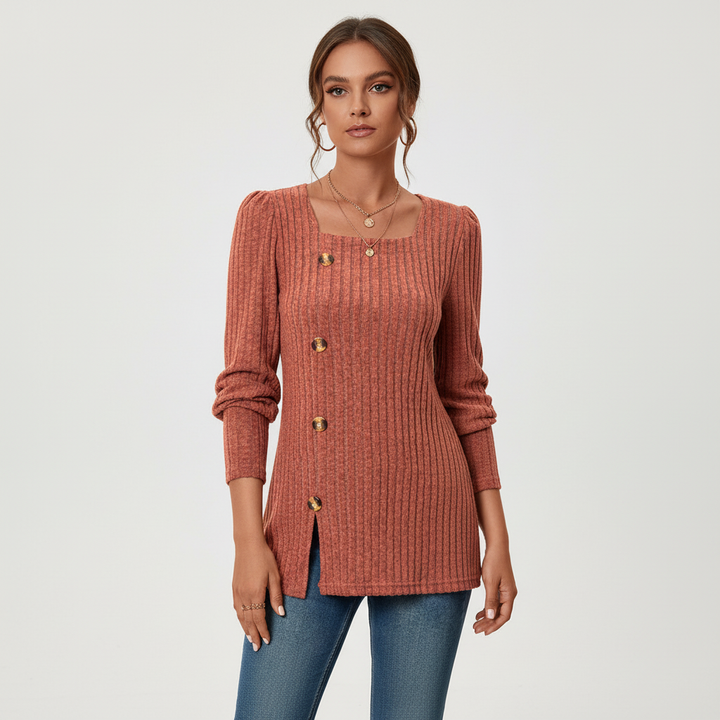 Langärmliges Stricktop -  Helena