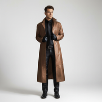 Lange Lederjacke - Anton