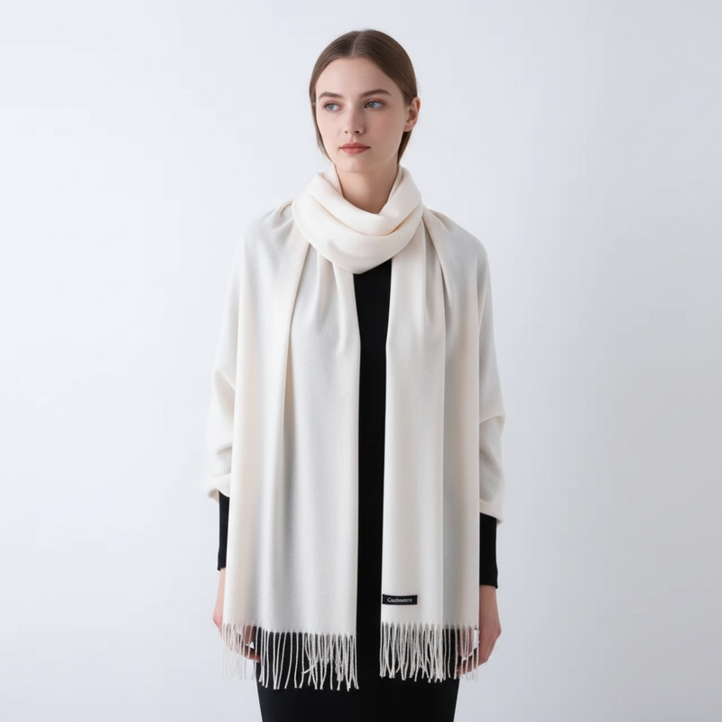 Langer Damen-Kaschmirschal - CashmereLux