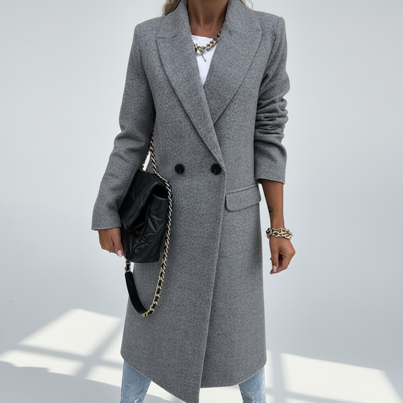 Langer Damenmantel - Alina