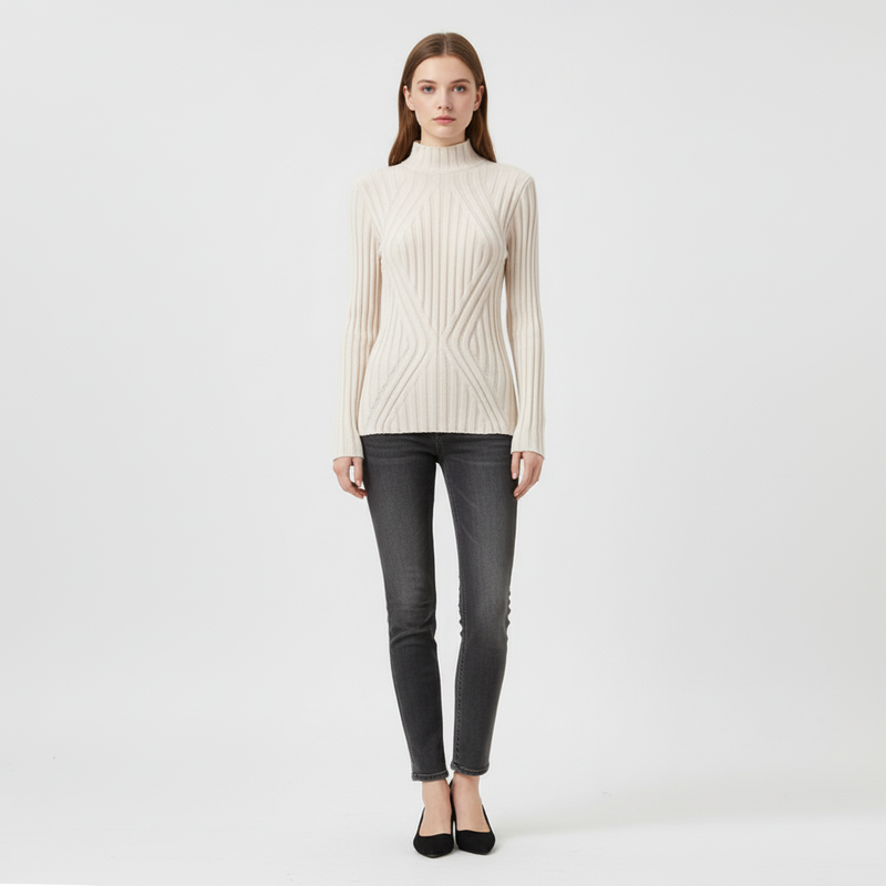Langer Strickpullover -  Lilly