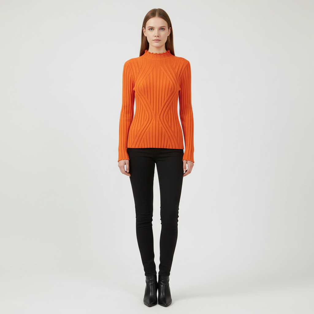 Langer Strickpullover -  Lilly