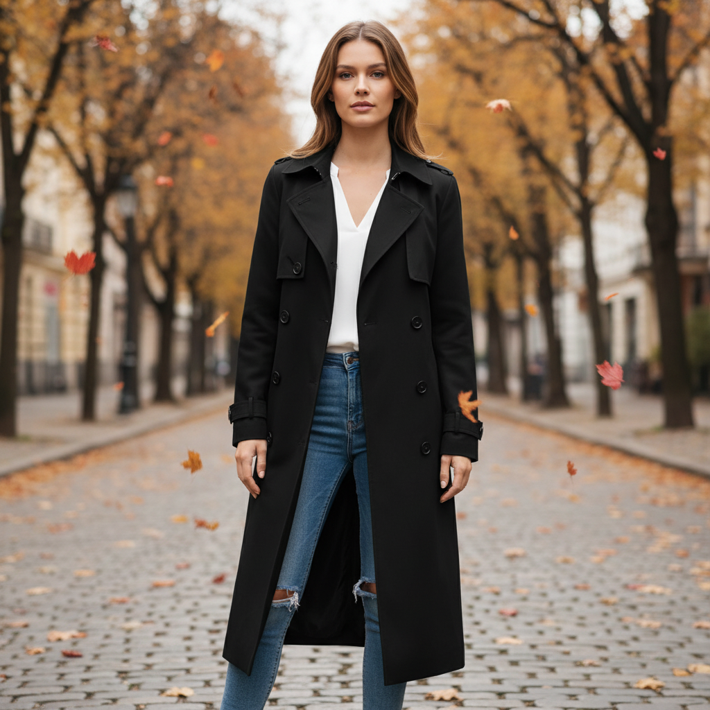 Langer Trenchcoat - Fiona