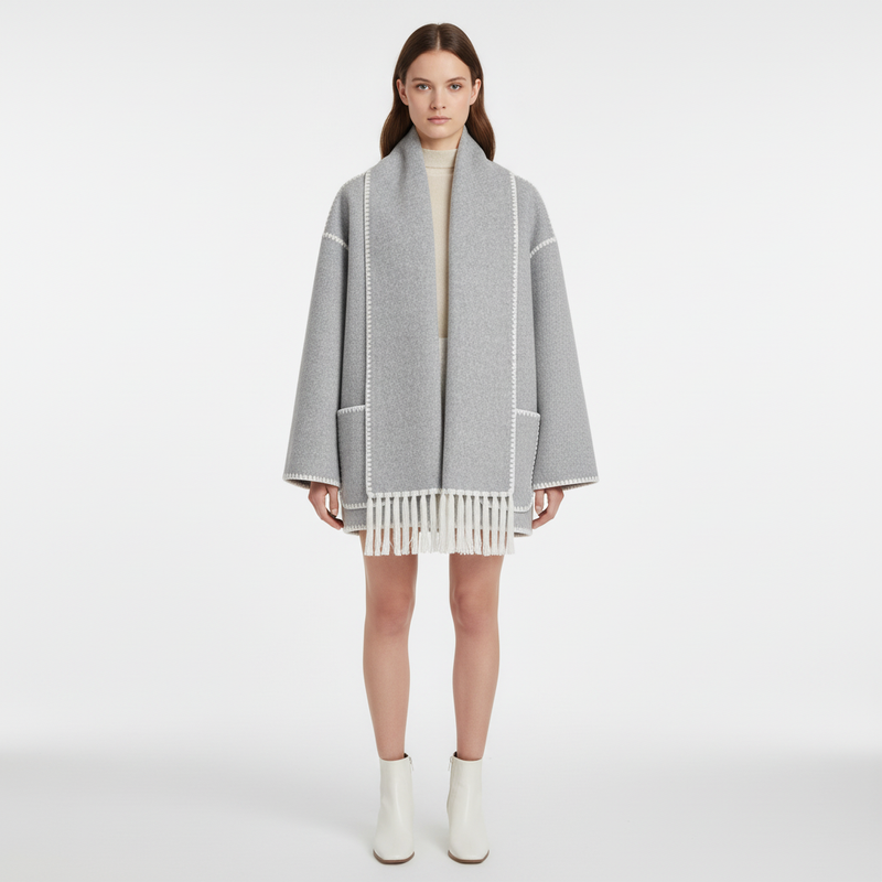 Langer Wollmantel - Marie