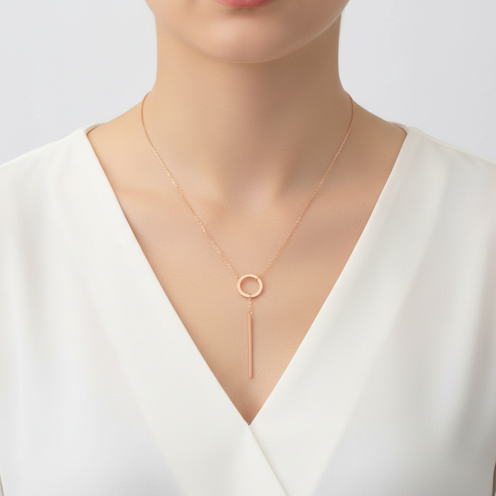 Lariat Halskette - GoldWave