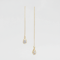 Leichte Silberohrringe - TeardropShine