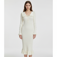 Maxikleid Mit Rüschen -  Ursula