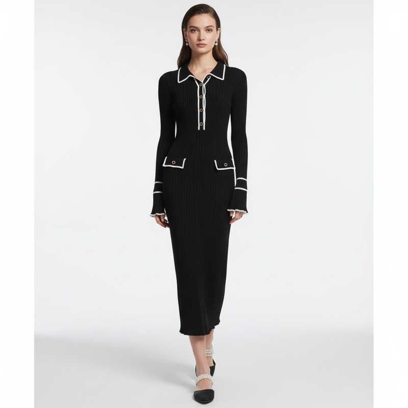 Maxikleid Mit Rüschen -  Ursula