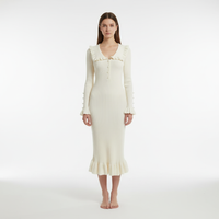 Maxikleid Mit Rüschen -  Ursula