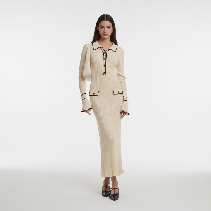 Maxikleid Mit Rüschen -  Ursula