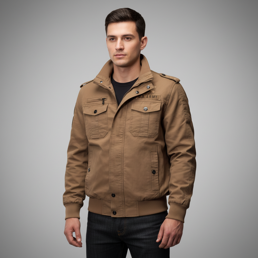 Militärisch Inspirierte Jacke - Rudolf