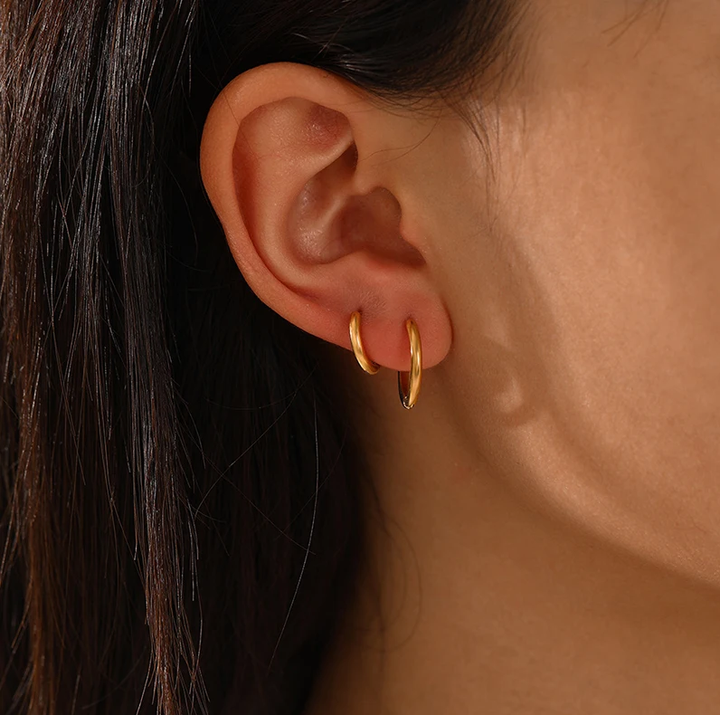 Modische Ohrstecker - ElegantHalf