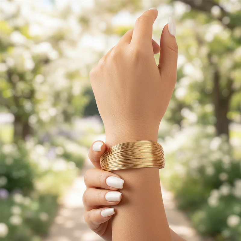 Modischer Manschettenarmreif - EleganceCuff