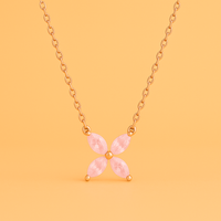 Moissanit Eye-Cut Halskette – Eleganz in Vollendung