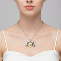 Offenes Medaillon-Design - LoveSpark