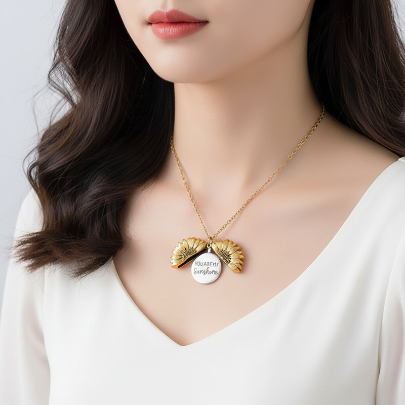 Offenes Medaillon-Design - LoveSpark