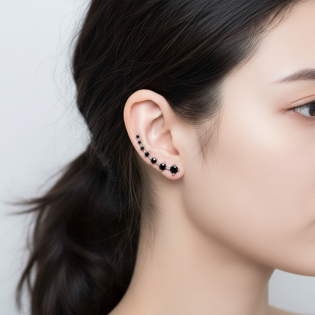 Ohrringe Aus Sterlingsilber - StarSpark