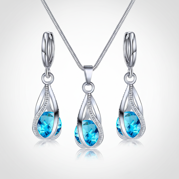 Ohrringe Und Halskette - SparkleJewelry