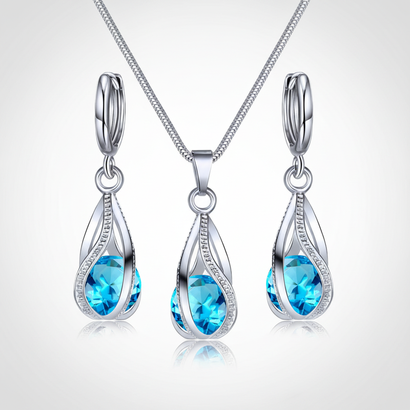 Ohrringe Und Halskette - SparkleJewelry