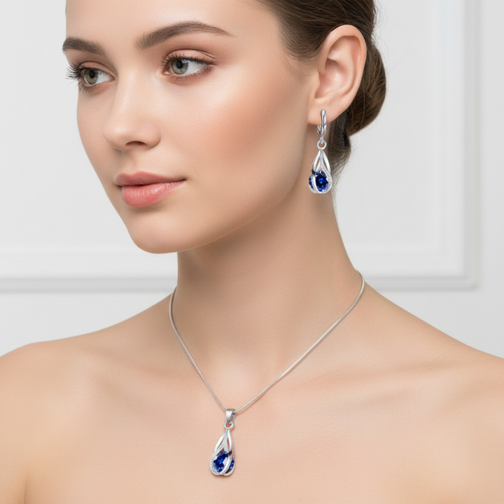 Ohrringe Und Halskette - SparkleJewelry