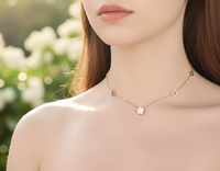 Ohrstecker Und Halskette Set - BlossomMix