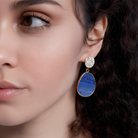 Ovaler Ohrring - LapisElegance