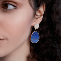 Ovaler Ohrring - LapisElegance